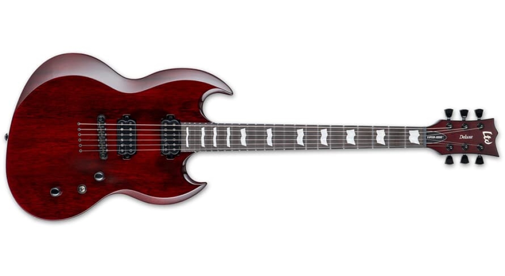 LTD VIPER-1000 MSTBC MAHOGANY SEE THRU BLACK CHERRY